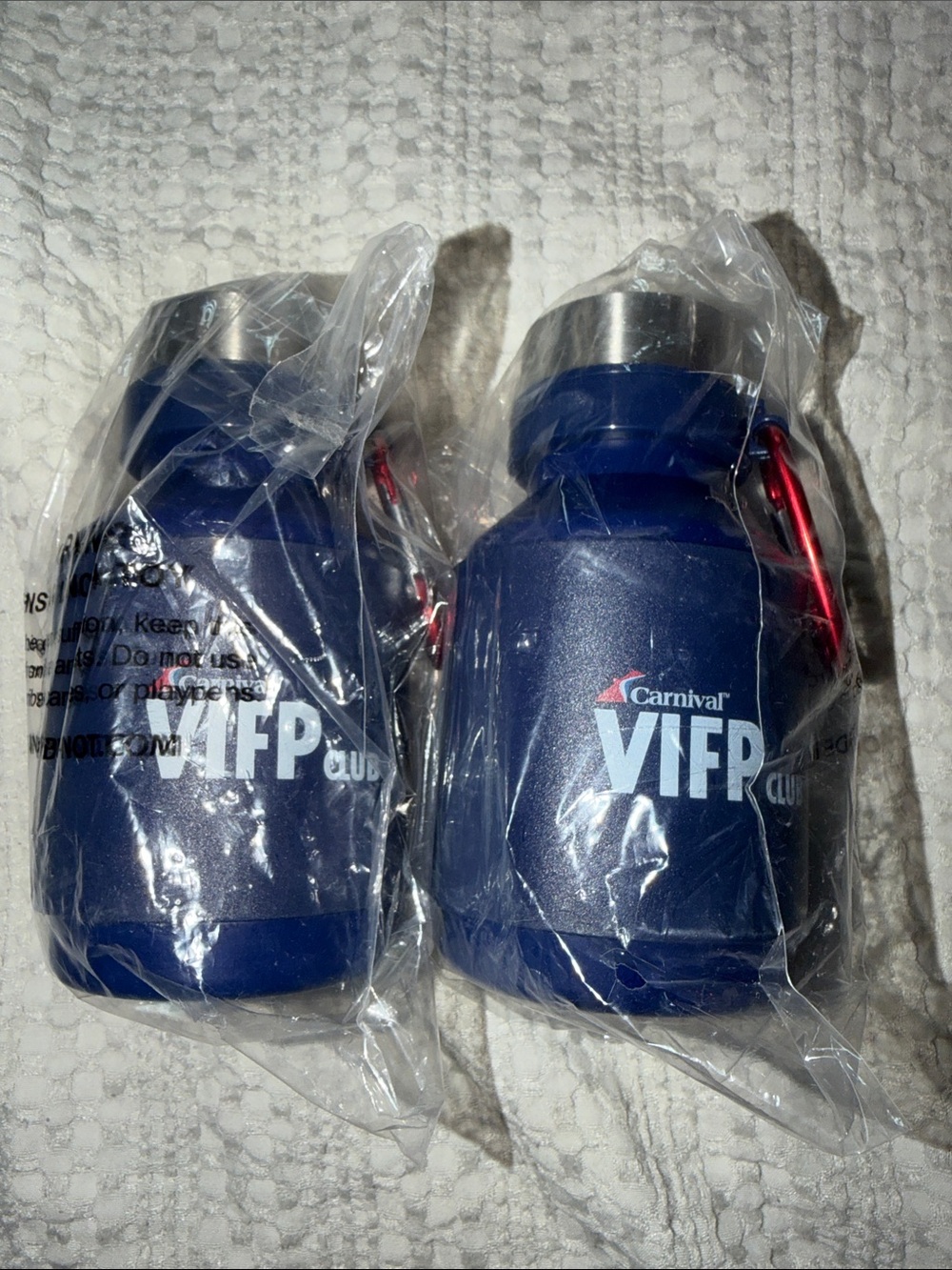 Carnival VIFP Club Navy Blue Collapsible water bottles